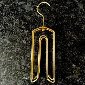 Tie-Monarch Mission Industries MCM Style Vintage Tie Holder Hangs On Closet Rack